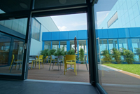 Schwellenlose Hebeschiebetür