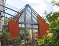 Wohnraum Wintergarten Stein